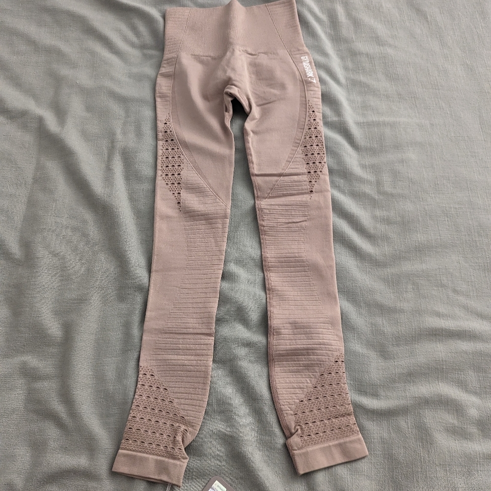 Gymshark Energy Seamless High Waisted Leggings - Taupe